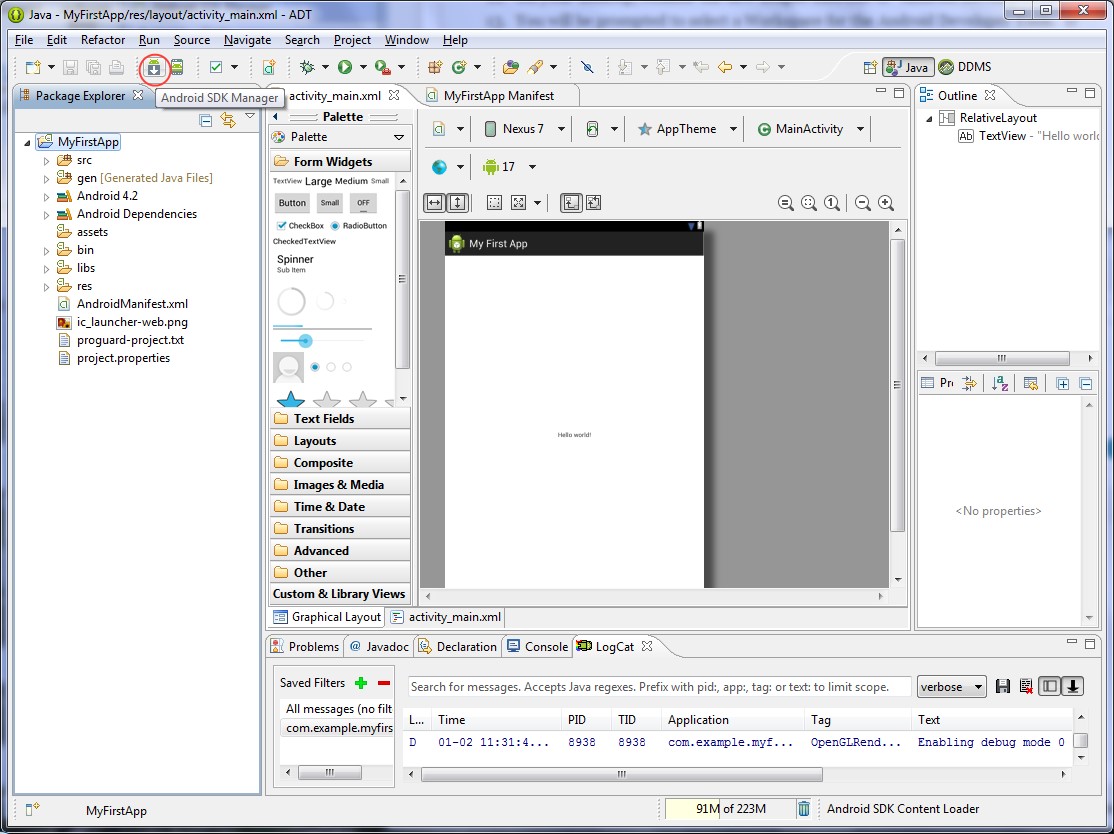 eclipse for mac android development